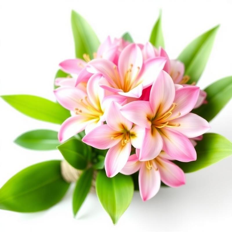 Buquê de Astromélias Cor de Rosa - Serenidade