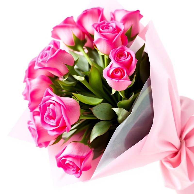 Buquê Carinho de Rosas Pink
