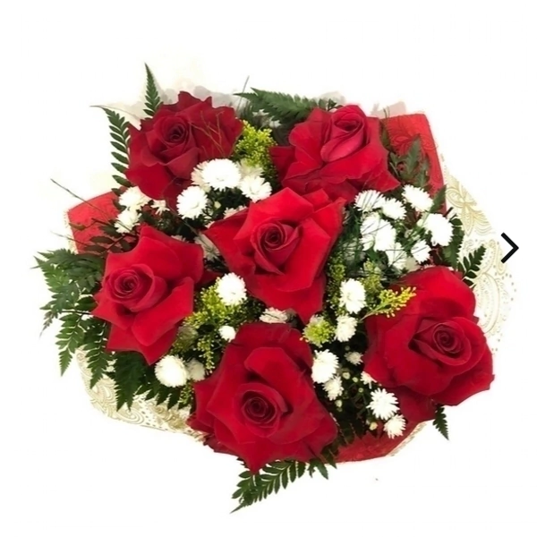 Encanto de Vênus Rosas com Detalhes Brancos