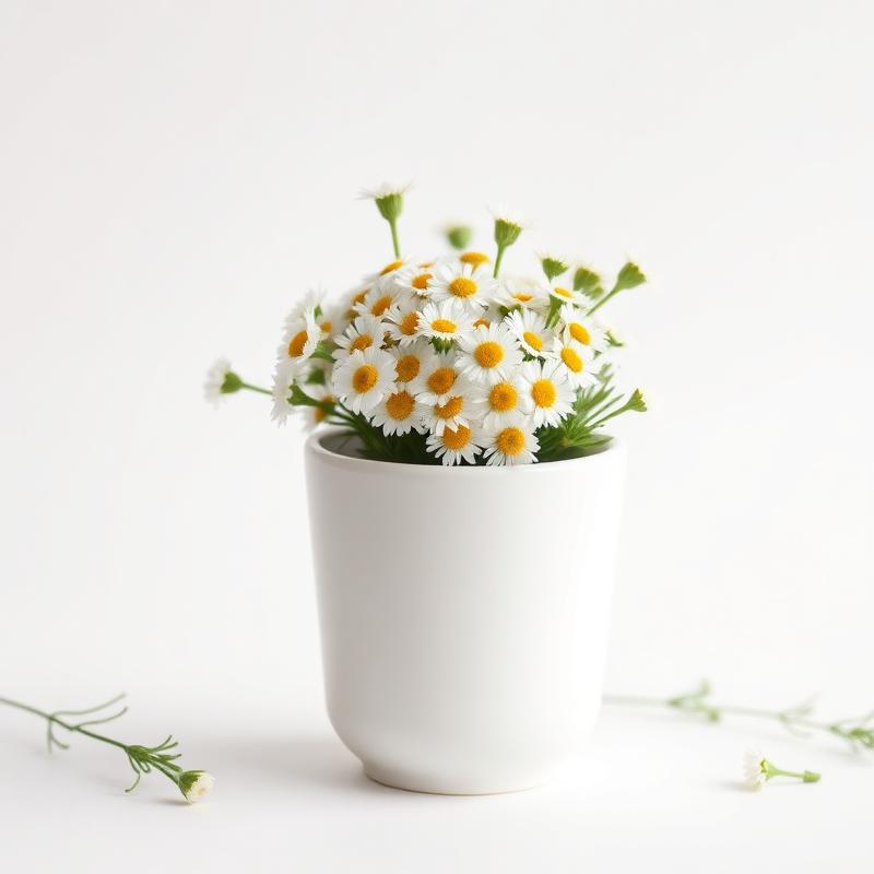 Mini Vaso de Margaridinhas Plantadas