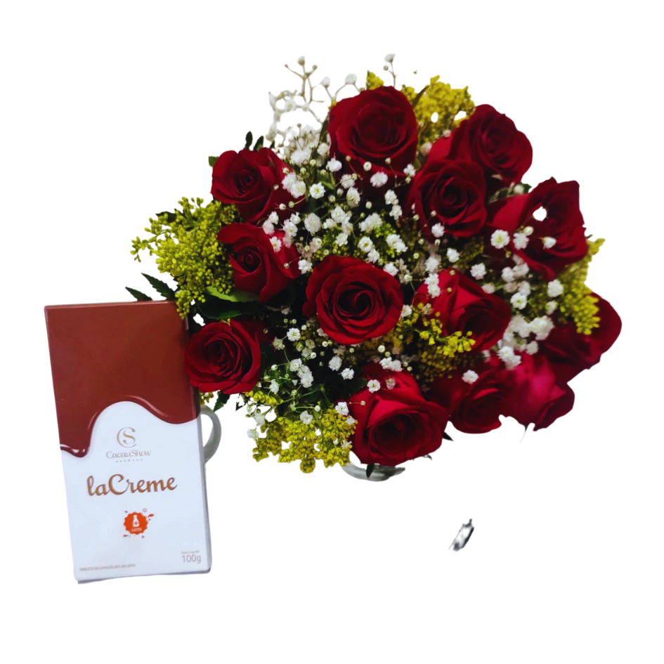 Nuvem de Rosas com La Creme Cacau Show