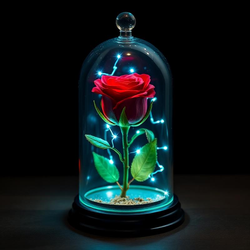 A Rosa Encantada Amarela